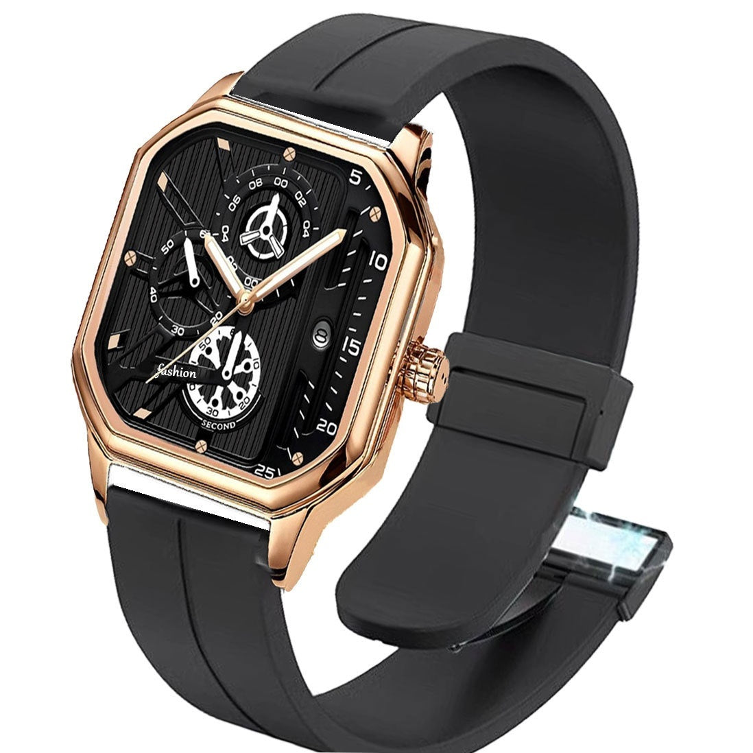 Montre Homme Carrée Élégante