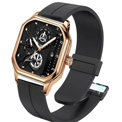Montre Homme Carrée Élégante