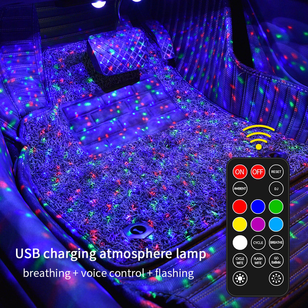 lumières LED d’ambiance de voiture