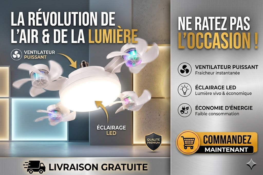 ampoule ventilateur